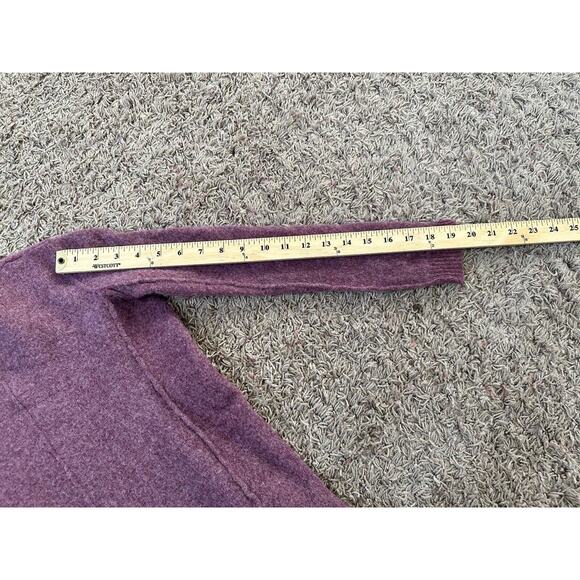 J Jill Sweater Womens Maroon Wool Cashmere Marbled Knit Tunic Size M - Picture 5 of 7